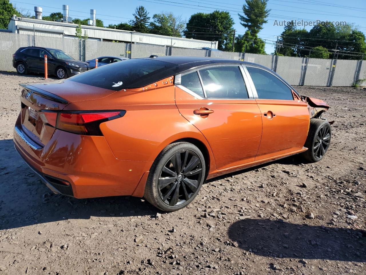 2021 Nissan Altima Sr Orange vin: 1N4BL4CV9MN355634