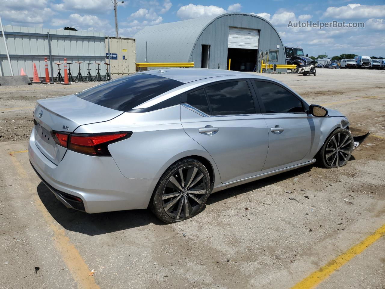 2021 Nissan Altima Sr Серебряный vin: 1N4BL4CV9MN373888