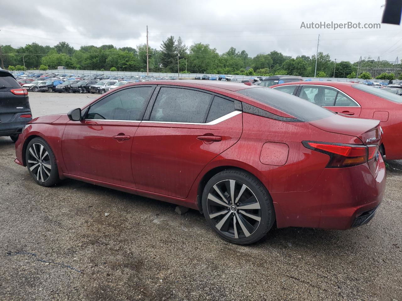 2019 Nissan Altima Sr Красный vin: 1N4BL4CVXKC174177