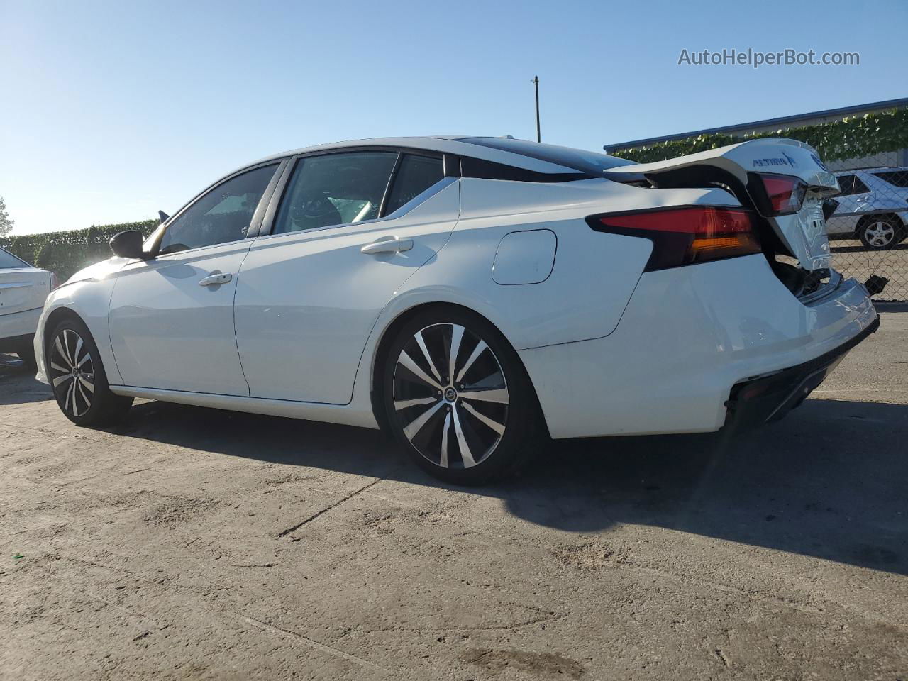 2019 Nissan Altima Sr White vin: 1N4BL4CVXKC178763