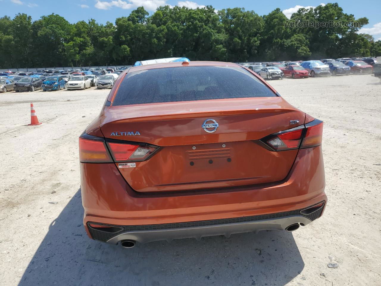 2019 Nissan Altima Sr Orange vin: 1N4BL4CVXKN308741