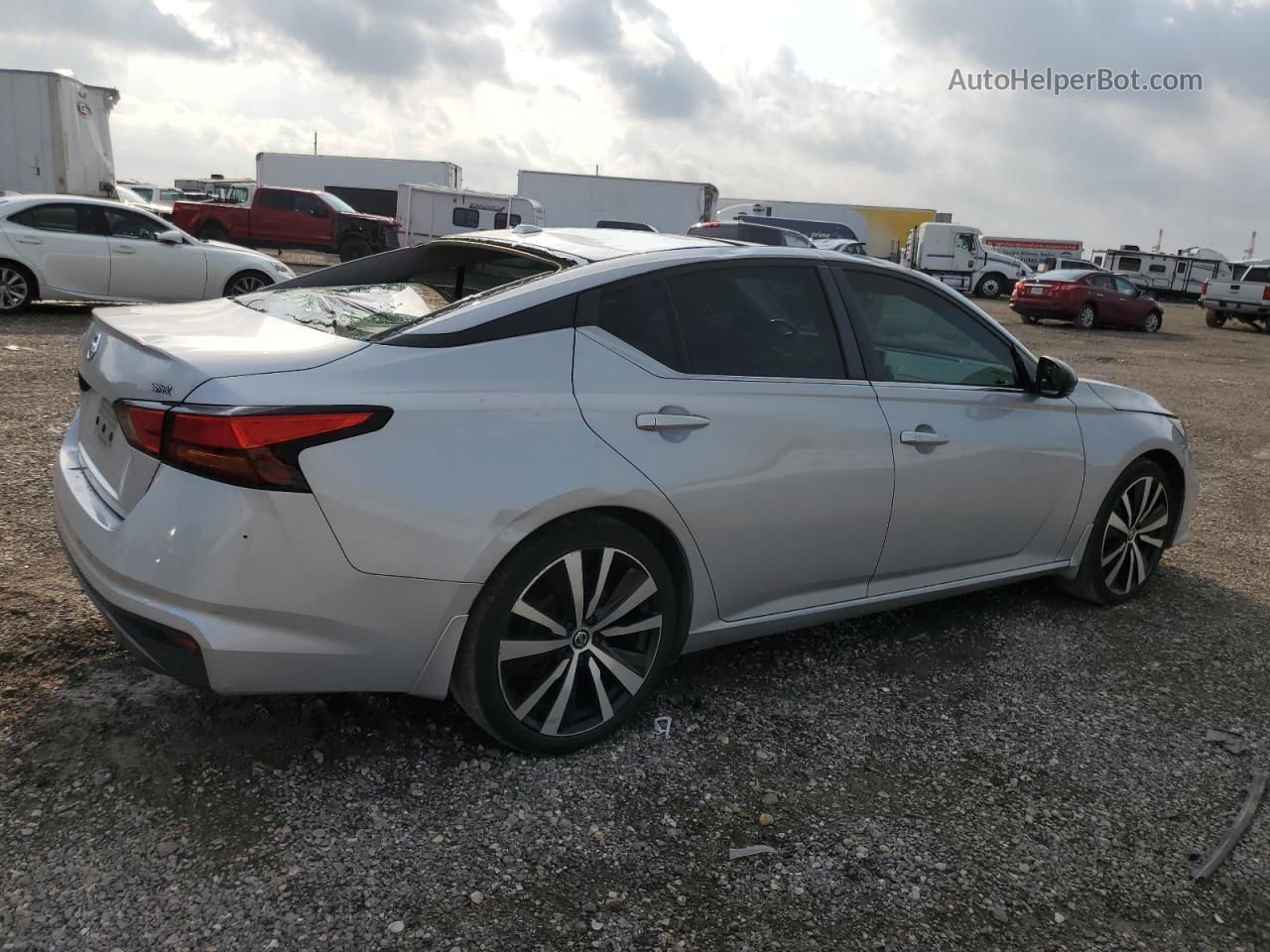 2019 Nissan Altima Sr Silver vin: 1N4BL4CVXKN316550