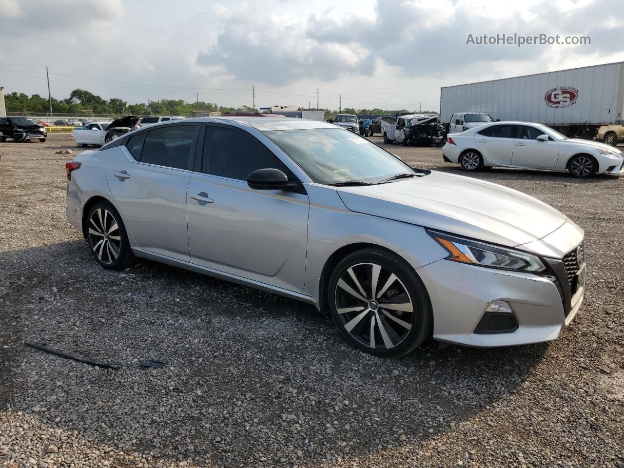 2019 Nissan Altima Sr Silver vin: 1N4BL4CVXKN316550