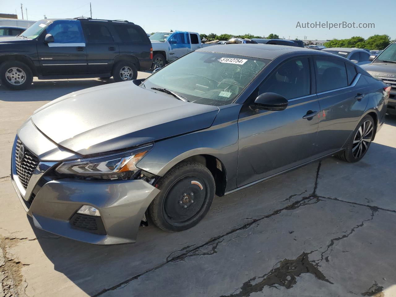 2020 Nissan Altima Sr Gray vin: 1N4BL4CVXLC117768