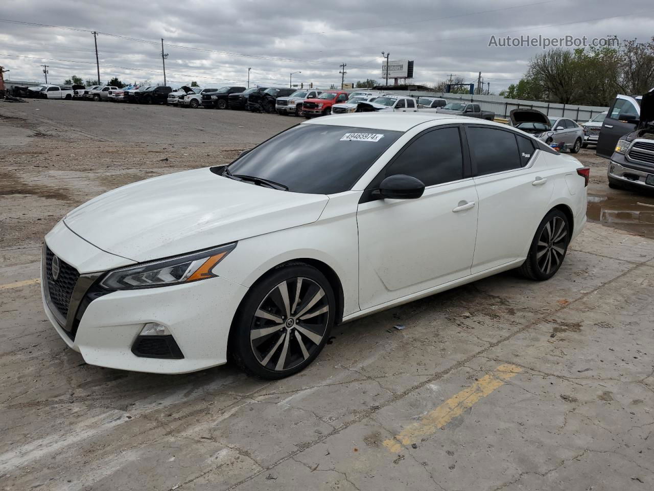 2020 Nissan Altima Sr White vin: 1N4BL4CVXLC225856