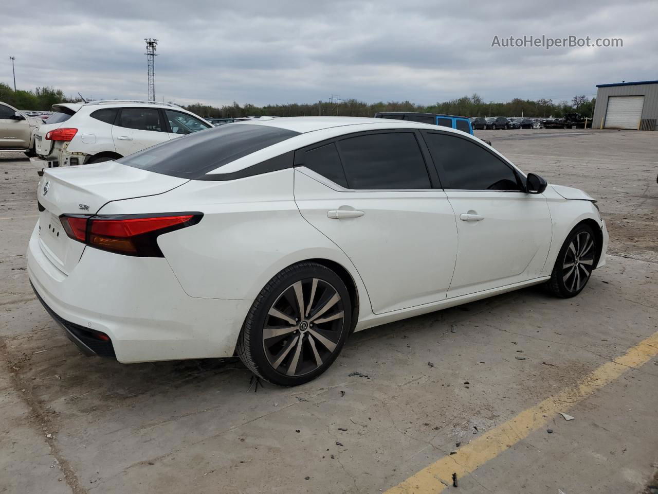 2020 Nissan Altima Sr White vin: 1N4BL4CVXLC225856