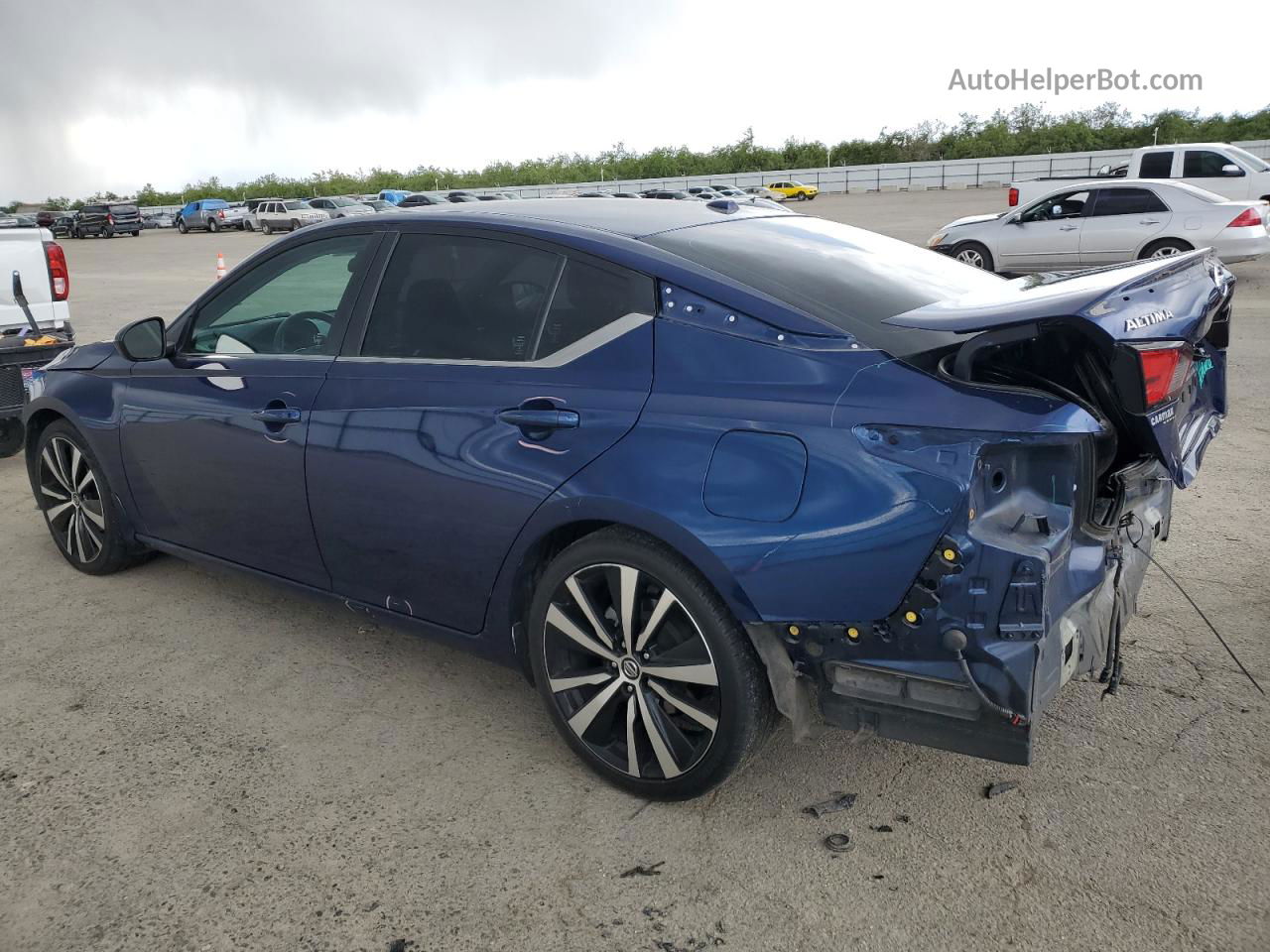 2020 Nissan Altima Sr Синий vin: 1N4BL4CVXLC284311