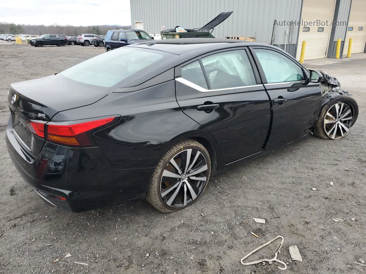 2021 Nissan Altima Sr Черный vin: 1N4BL4CVXMN317751