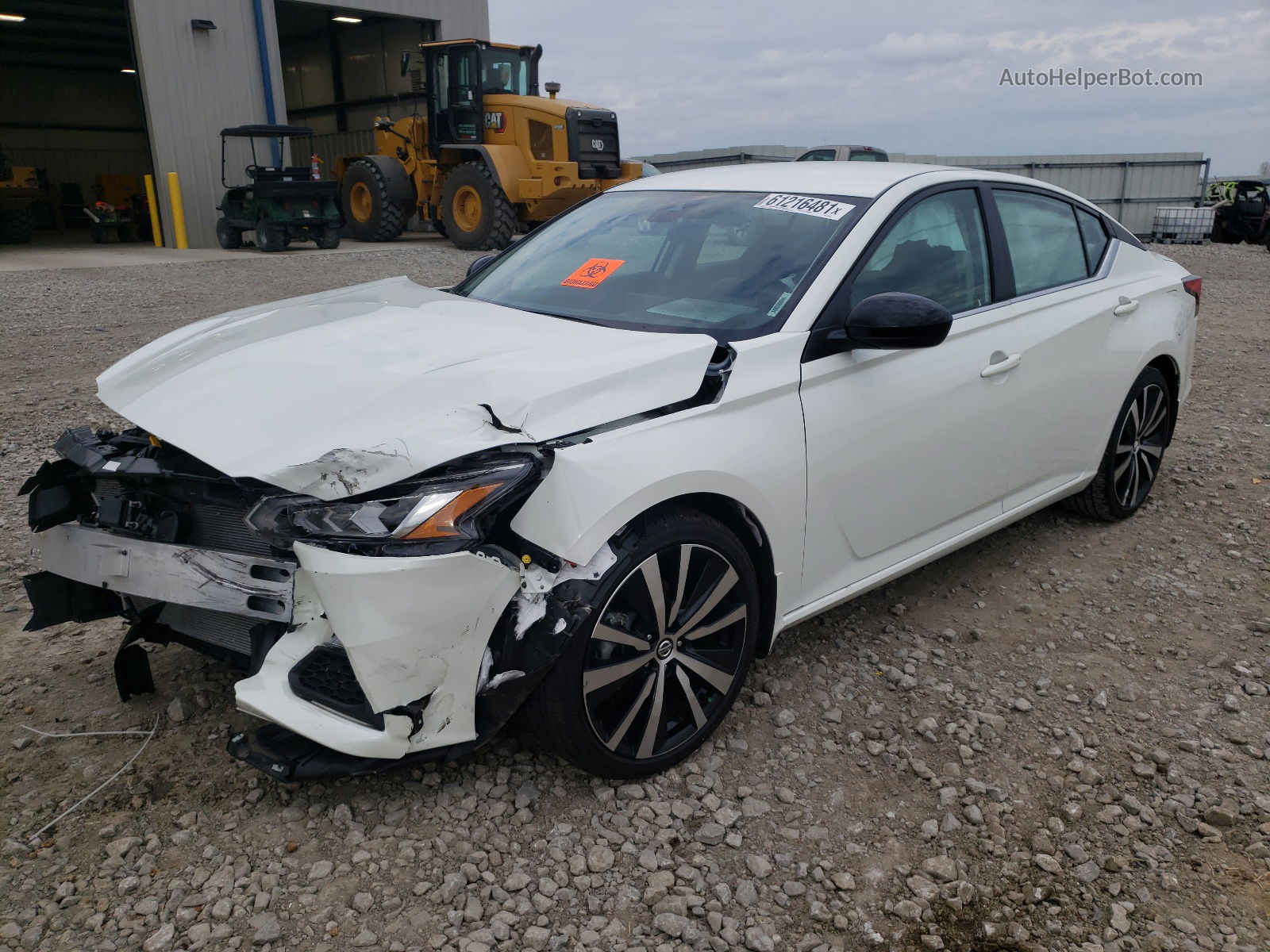 2021 Nissan Altima Sr White vin: 1N4BL4CVXMN382938