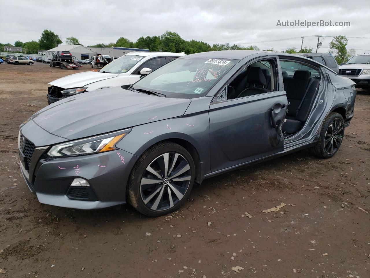 2020 Nissan Altima Sr Серый vin: 1N4BL4CW0LC230072