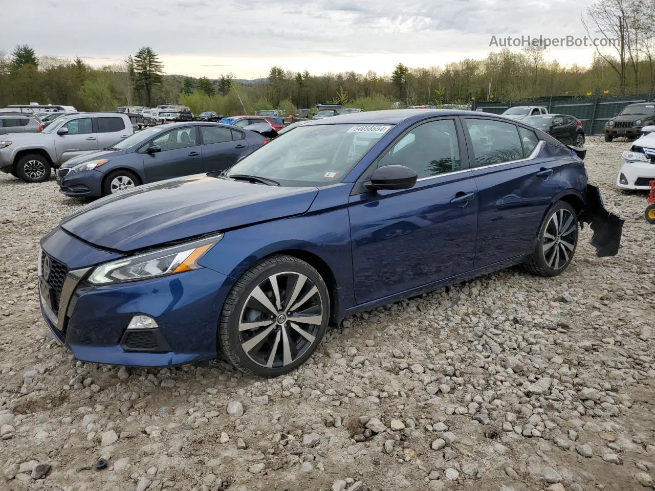 2020 Nissan Altima Sr Blue vin: 1N4BL4CW1LC199415