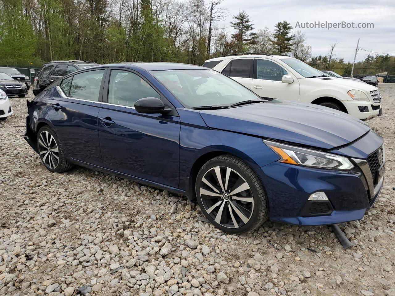 2020 Nissan Altima Sr Blue vin: 1N4BL4CW1LC199415