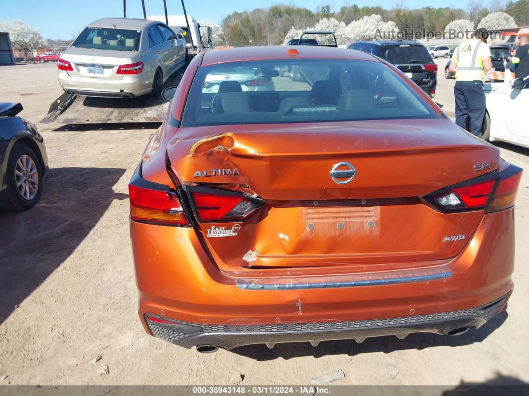 2021 Nissan Altima Sr Intelligent Awd Orange vin: 1N4BL4CW1MN418556