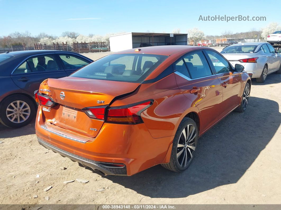 2021 Nissan Altima Sr Intelligent Awd Orange vin: 1N4BL4CW1MN418556