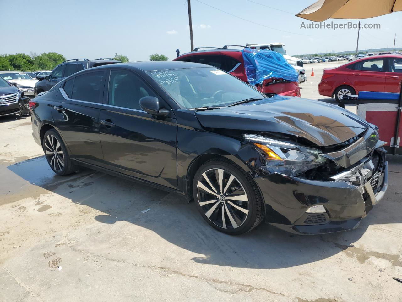 2021 Nissan Altima Sr Black vin: 1N4BL4CW2MN400406