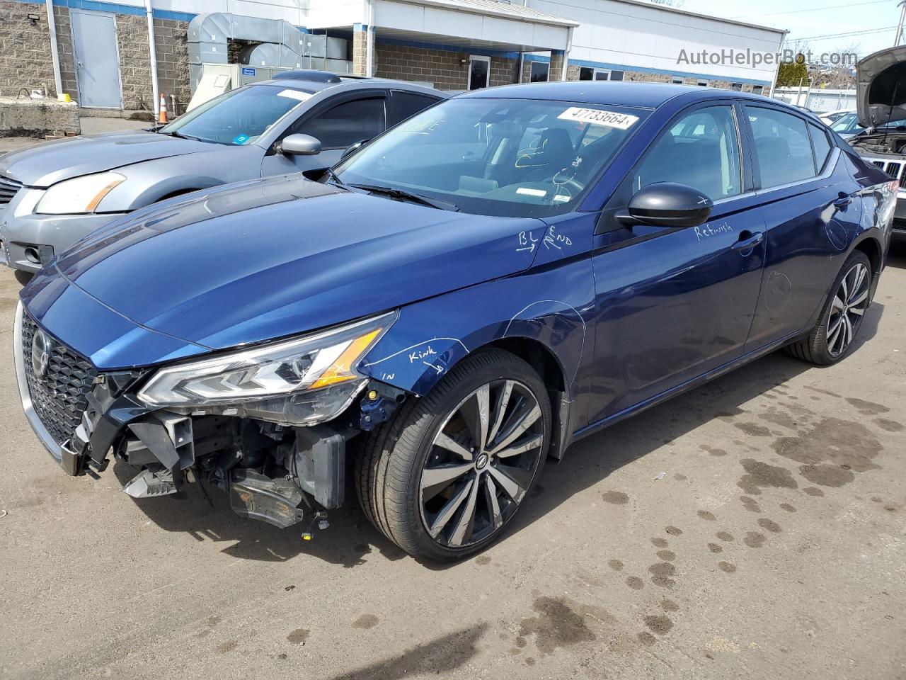 2020 Nissan Altima Sr Blue vin: 1N4BL4CW6LC263139