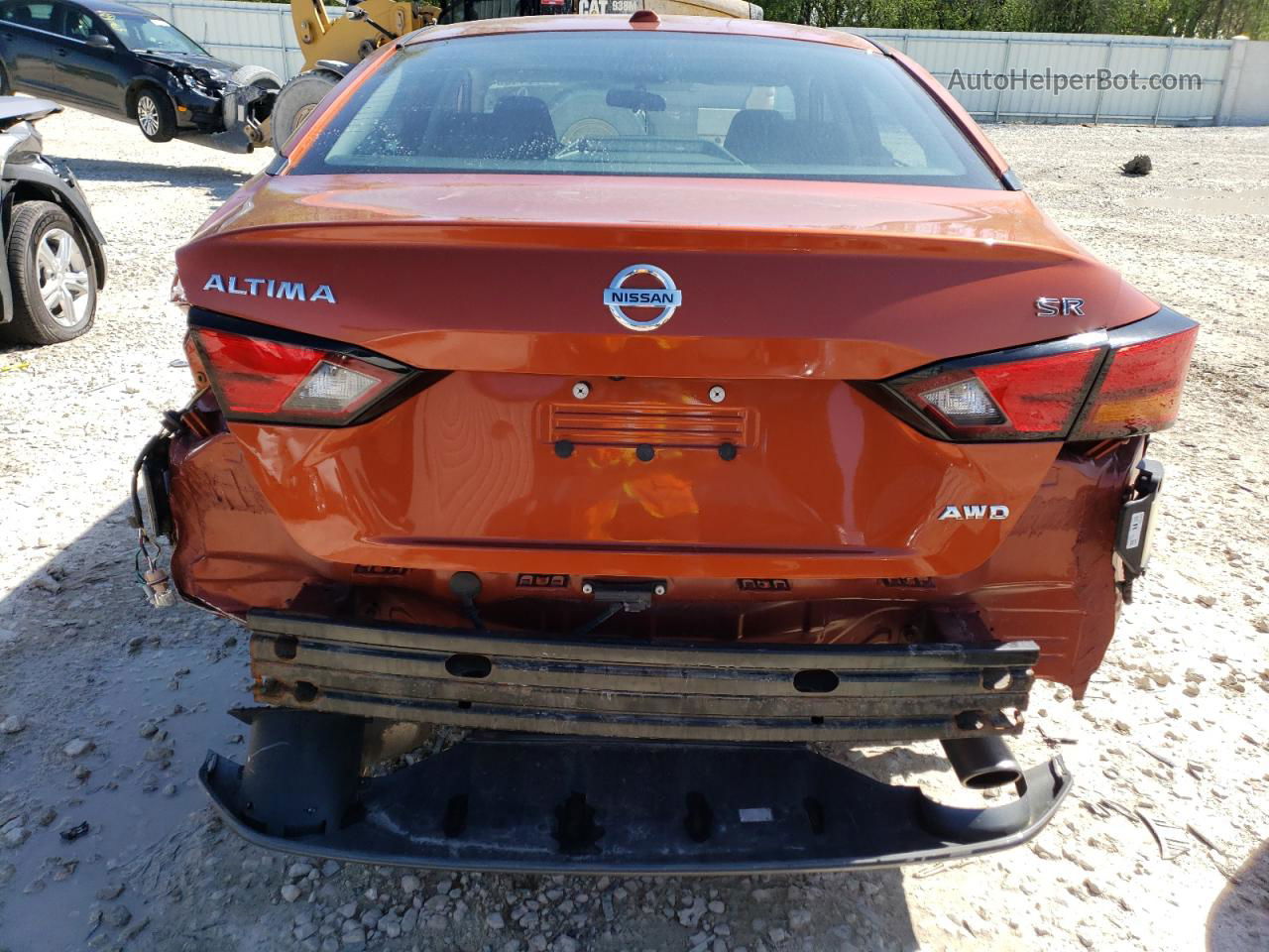 2019 Nissan Altima Sr Orange vin: 1N4BL4CW7KN317860