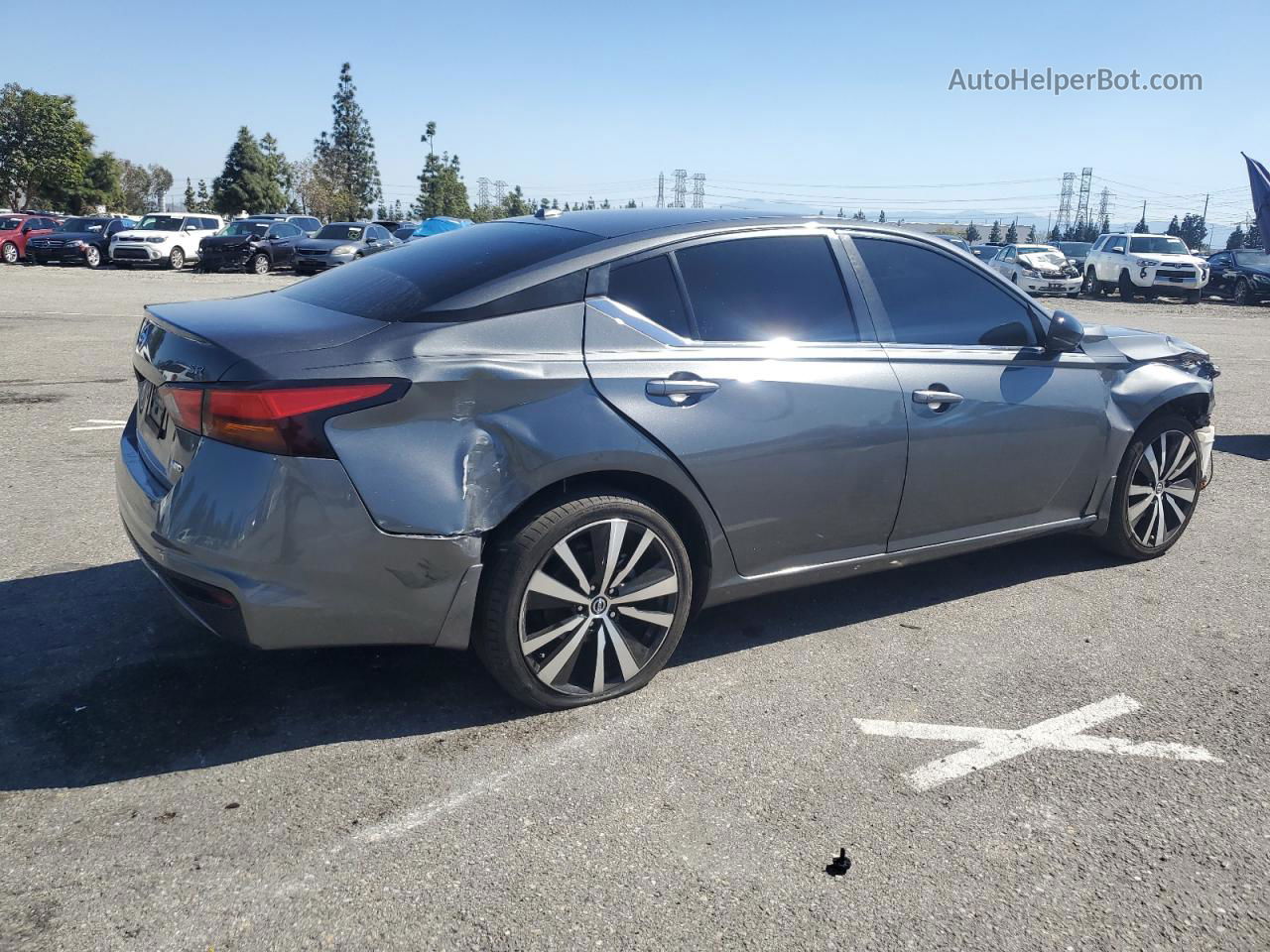 2019 Nissan Altima Sr Gray vin: 1N4BL4CW8KN326969