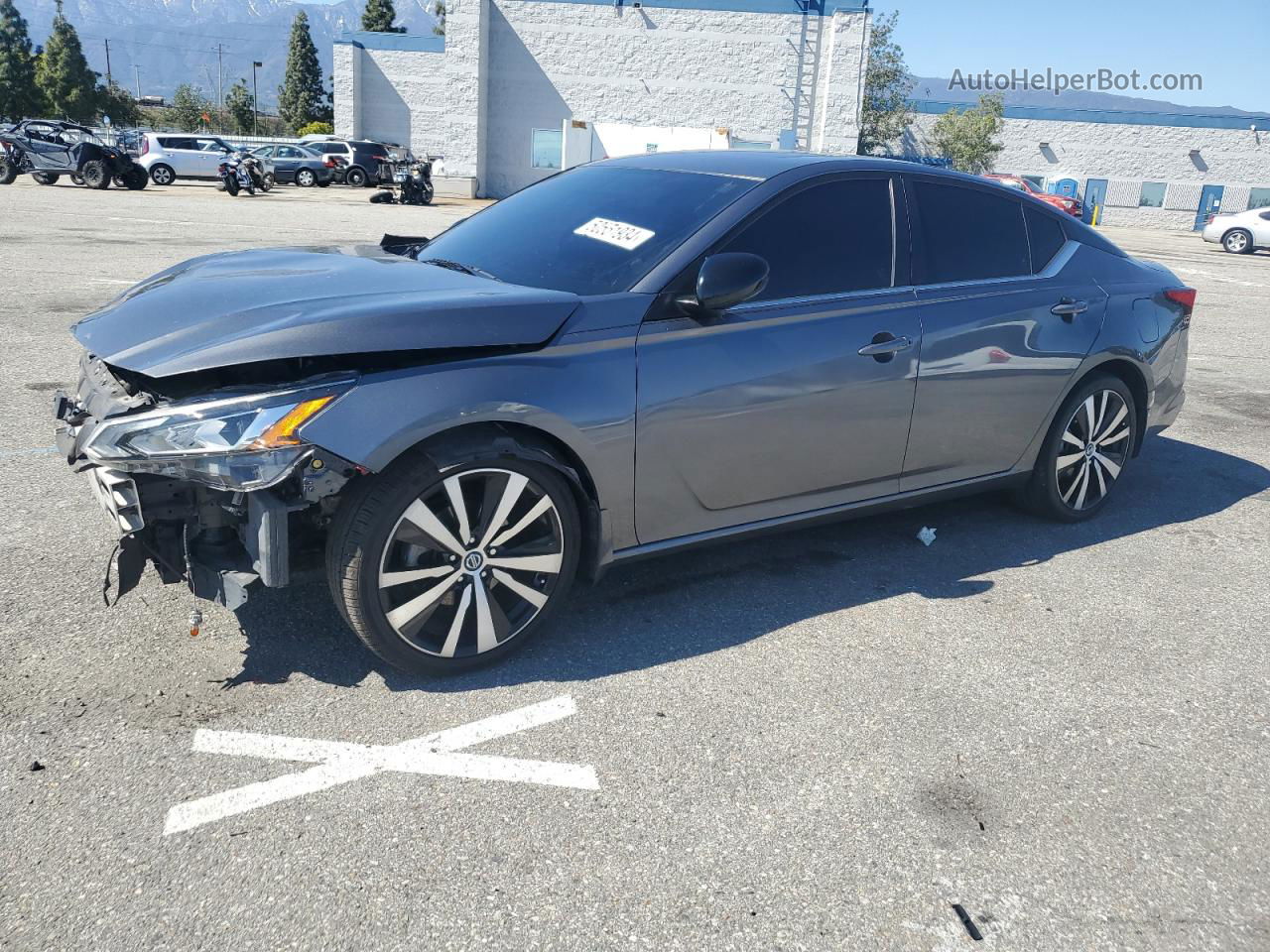 2019 Nissan Altima Sr Gray vin: 1N4BL4CW8KN326969