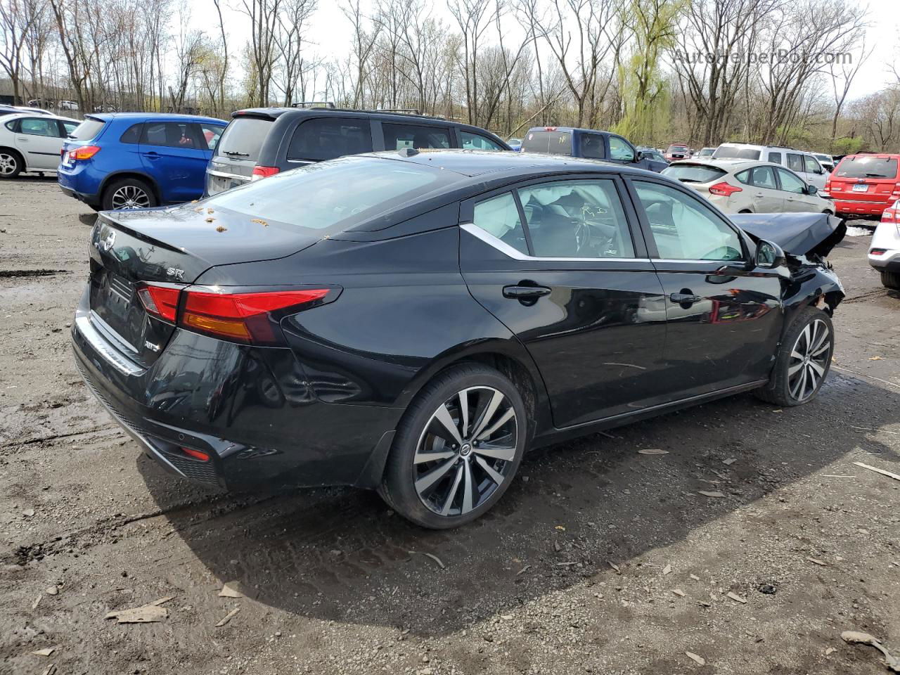 2021 Nissan Altima Sr Black vin: 1N4BL4CW8MN325551