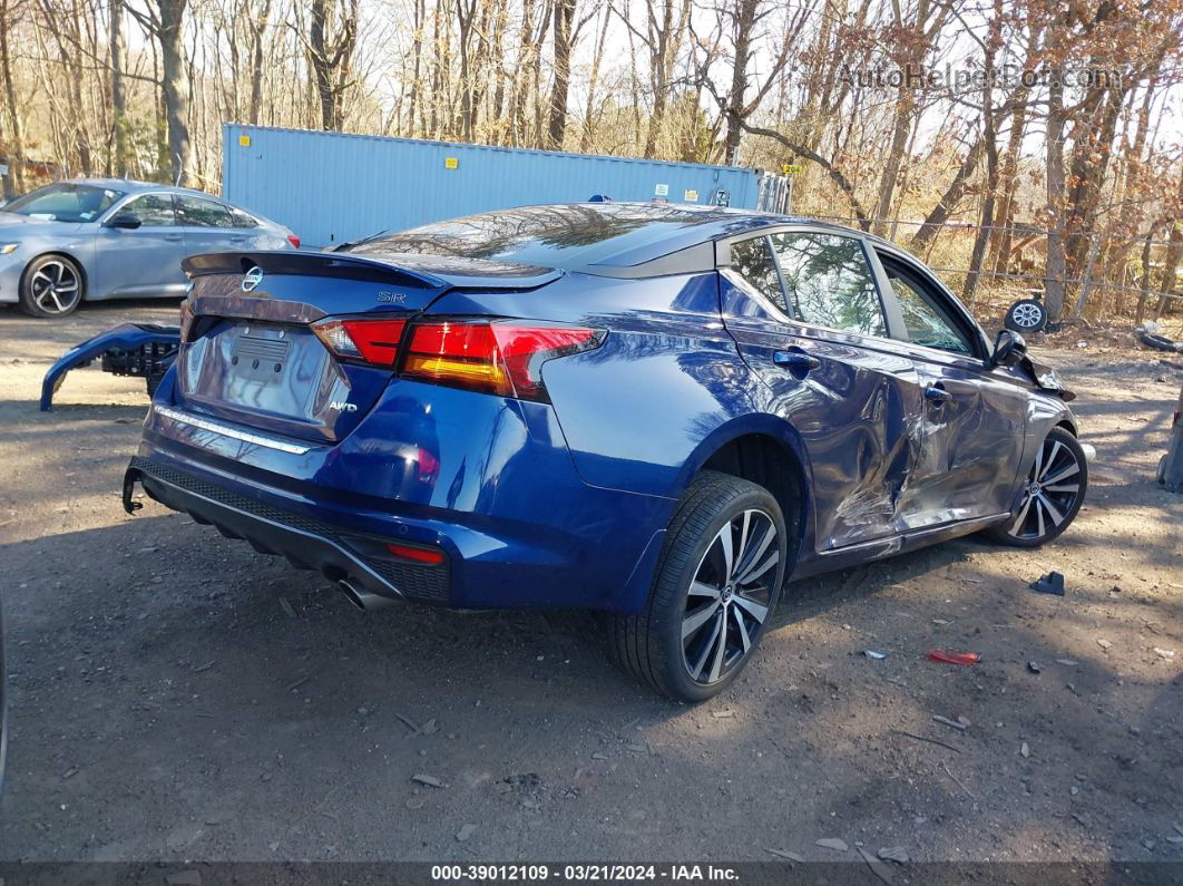 2021 Nissan Altima Sr Intelligent Awd Blue vin: 1N4BL4CW8MN420742