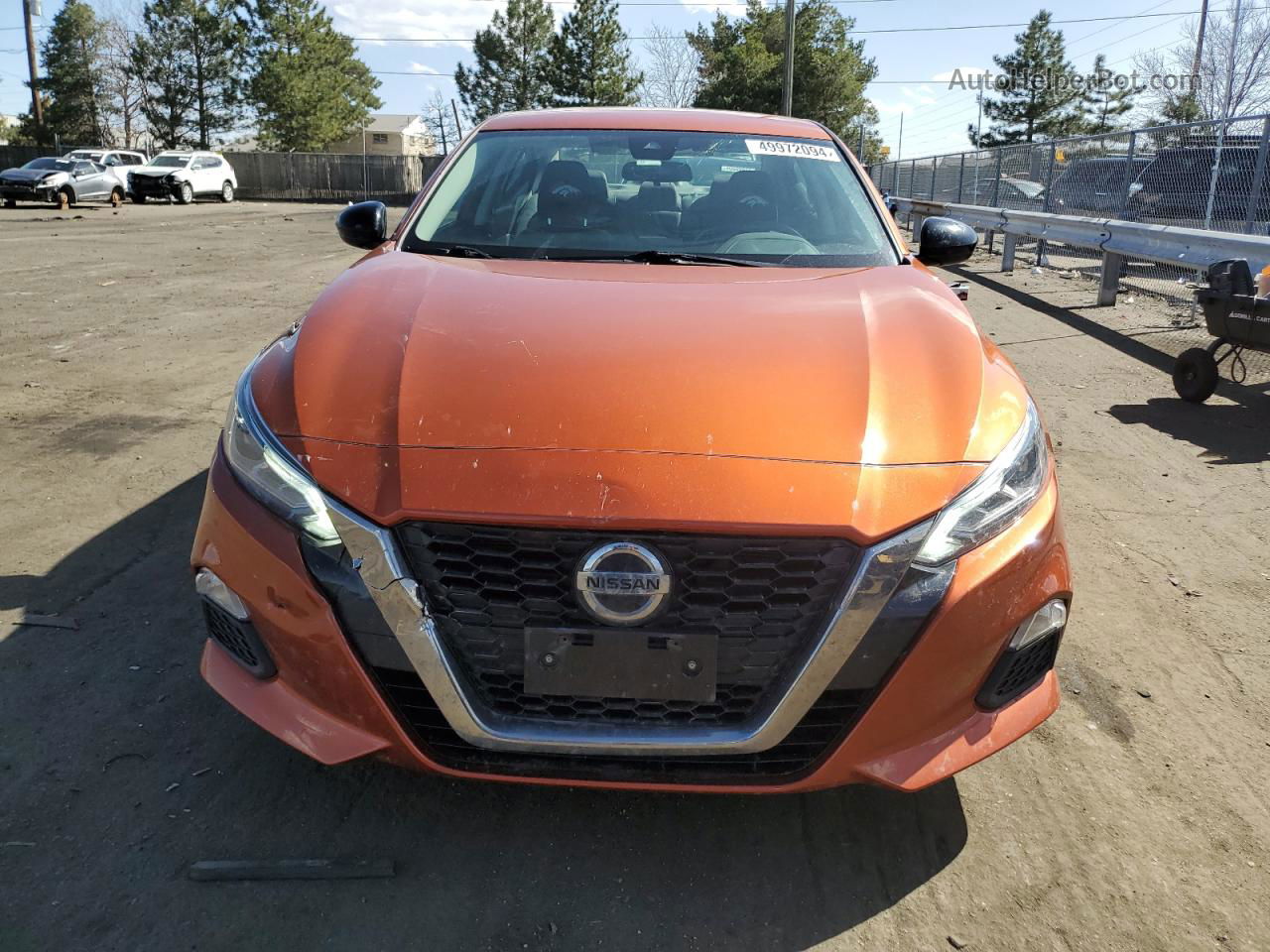 2020 Nissan Altima Sr Orange vin: 1N4BL4CW9LC204523