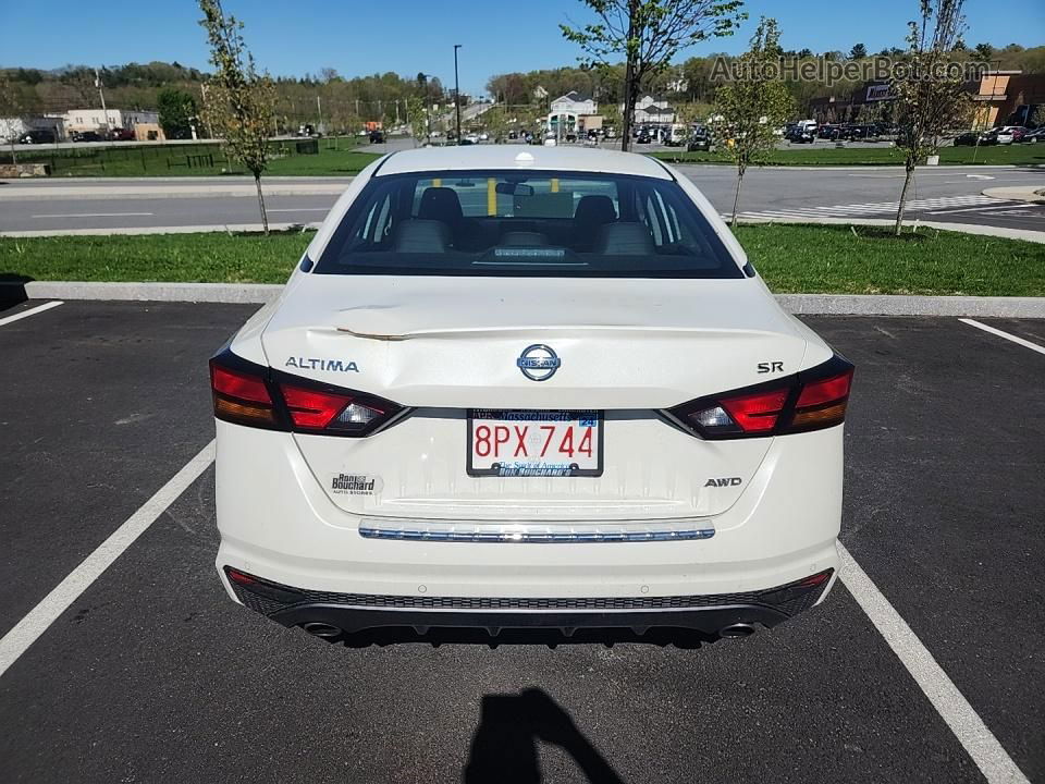 2021 Nissan Altima Sr White vin: 1N4BL4CW9MN360857