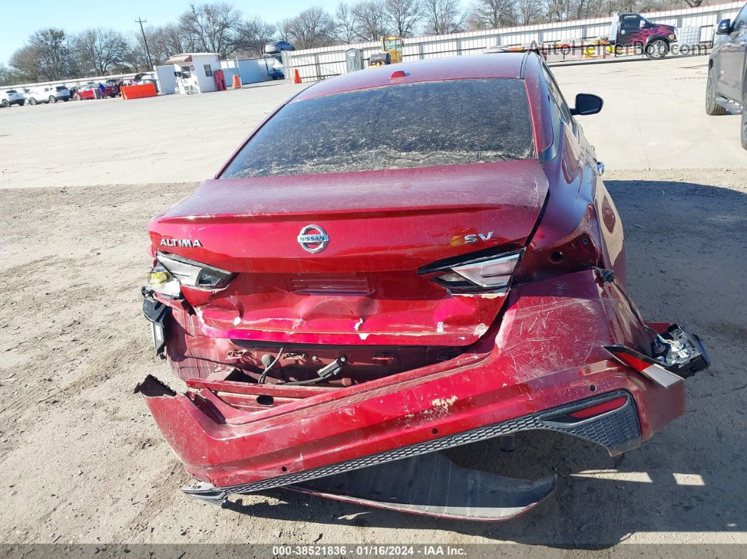 2021 Nissan Altima Sv Fwd Red vin: 1N4BL4DV0MN371459