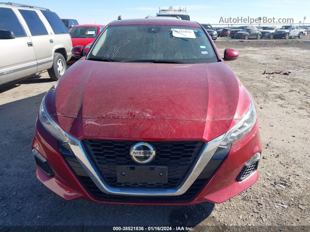 2021 Nissan Altima Sv Fwd Red vin: 1N4BL4DV0MN371459