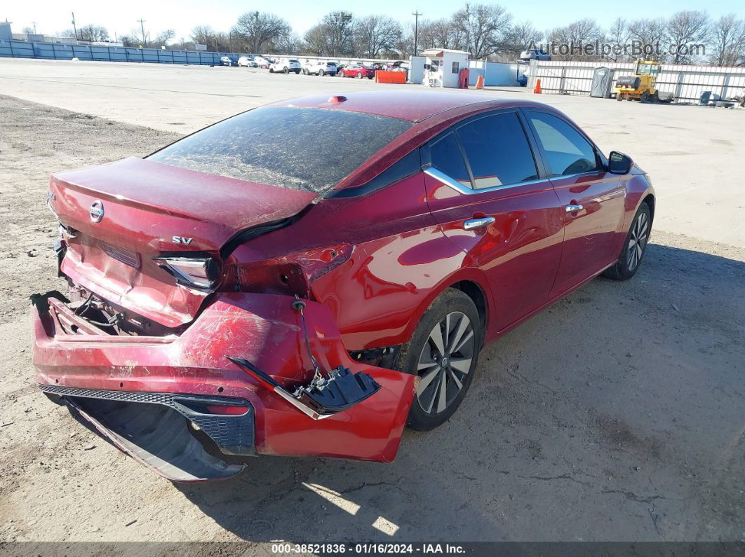 2021 Nissan Altima Sv Fwd Red vin: 1N4BL4DV0MN371459