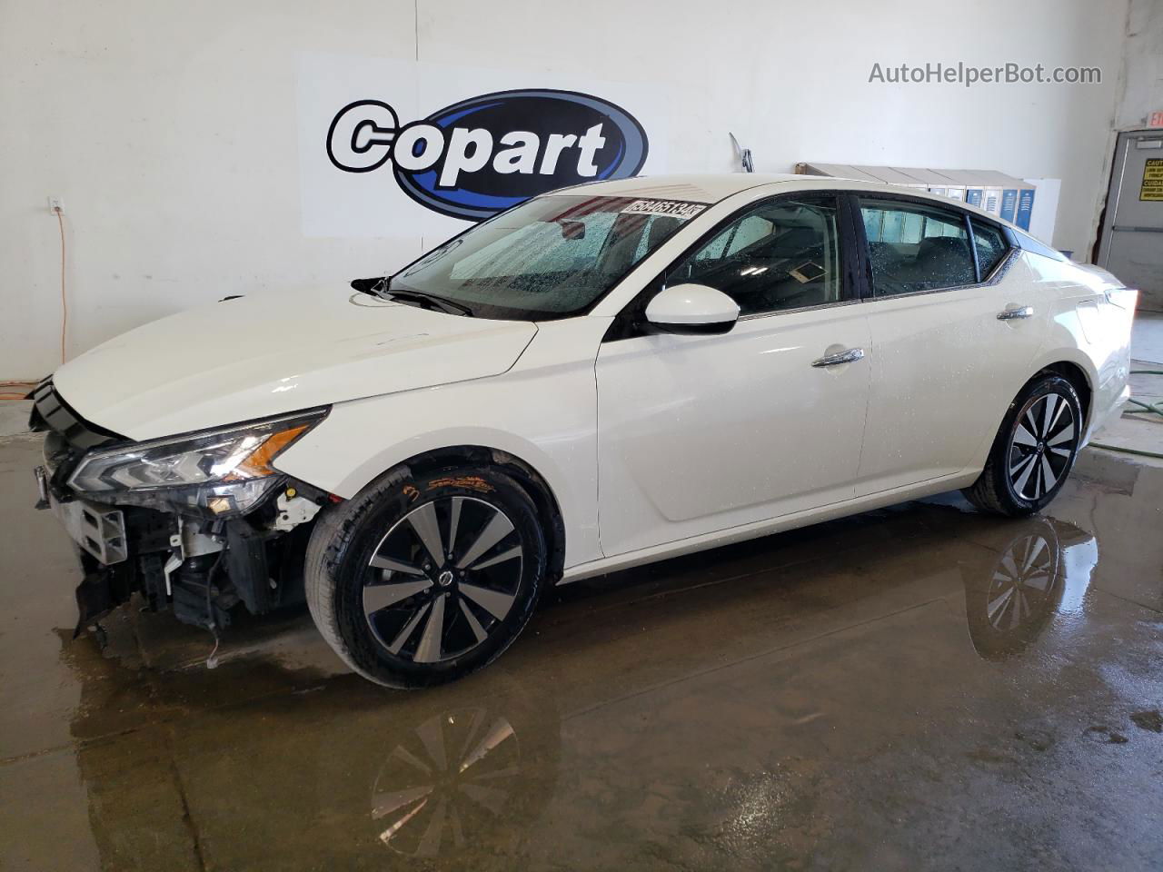 2021 Nissan Altima Sv White vin: 1N4BL4DV0MN416884