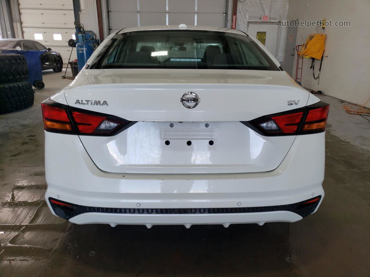 2021 Nissan Altima Sv White vin: 1N4BL4DV0MN416884