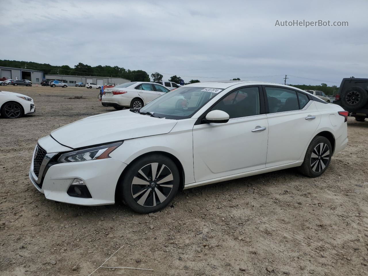 2019 Nissan Altima Sv White vin: 1N4BL4DV1KC104033