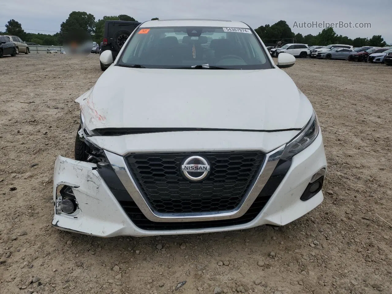 2019 Nissan Altima Sv White vin: 1N4BL4DV1KC104033