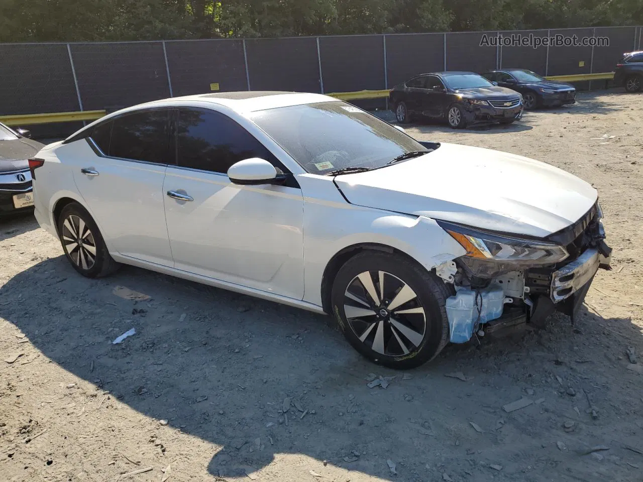 2019 Nissan Altima Sv White vin: 1N4BL4DV1KC152907