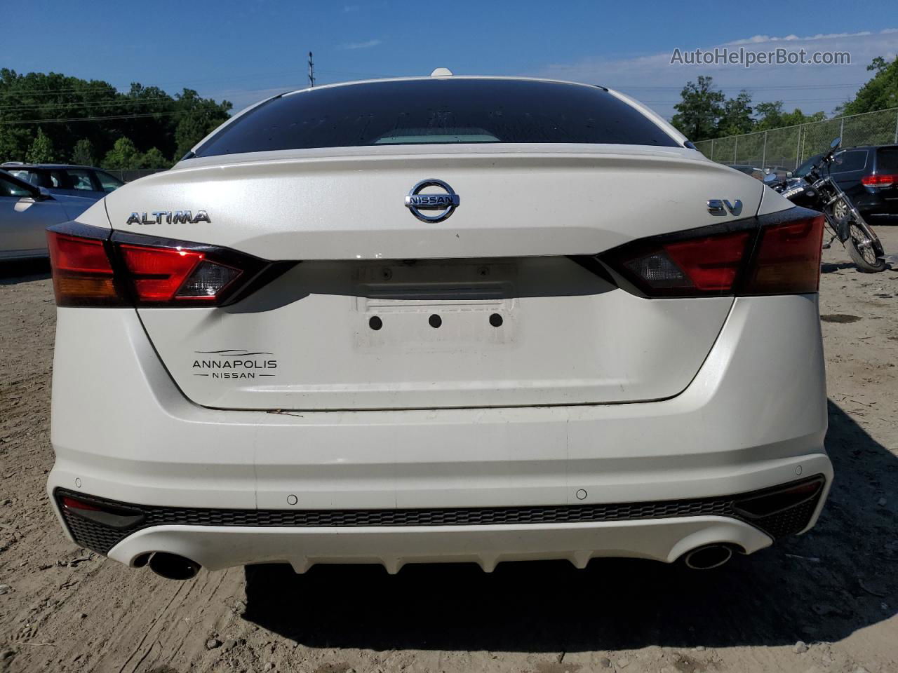 2019 Nissan Altima Sv White vin: 1N4BL4DV1KC152907