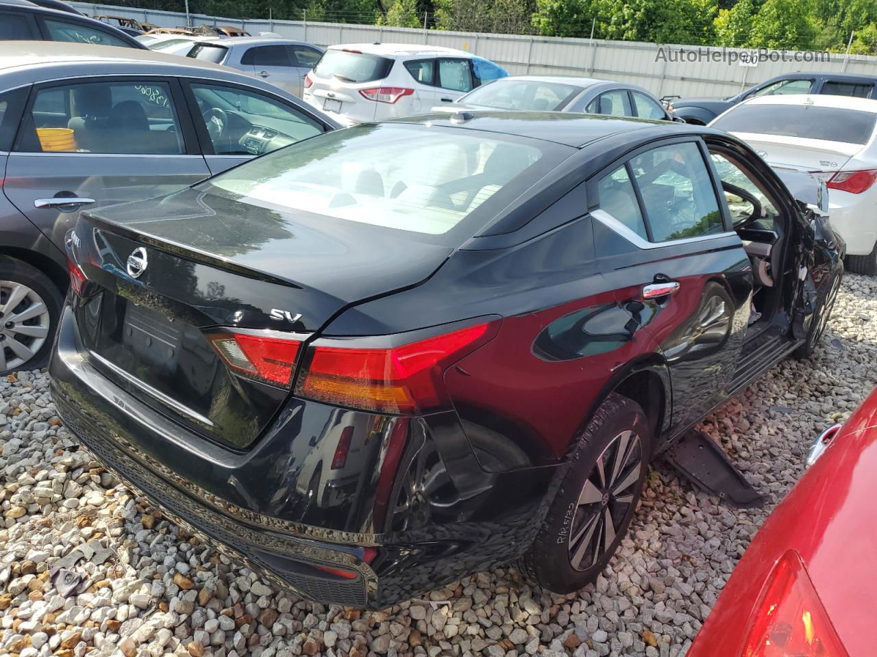 2021 Nissan Altima Sv Black vin: 1N4BL4DV1MN318897