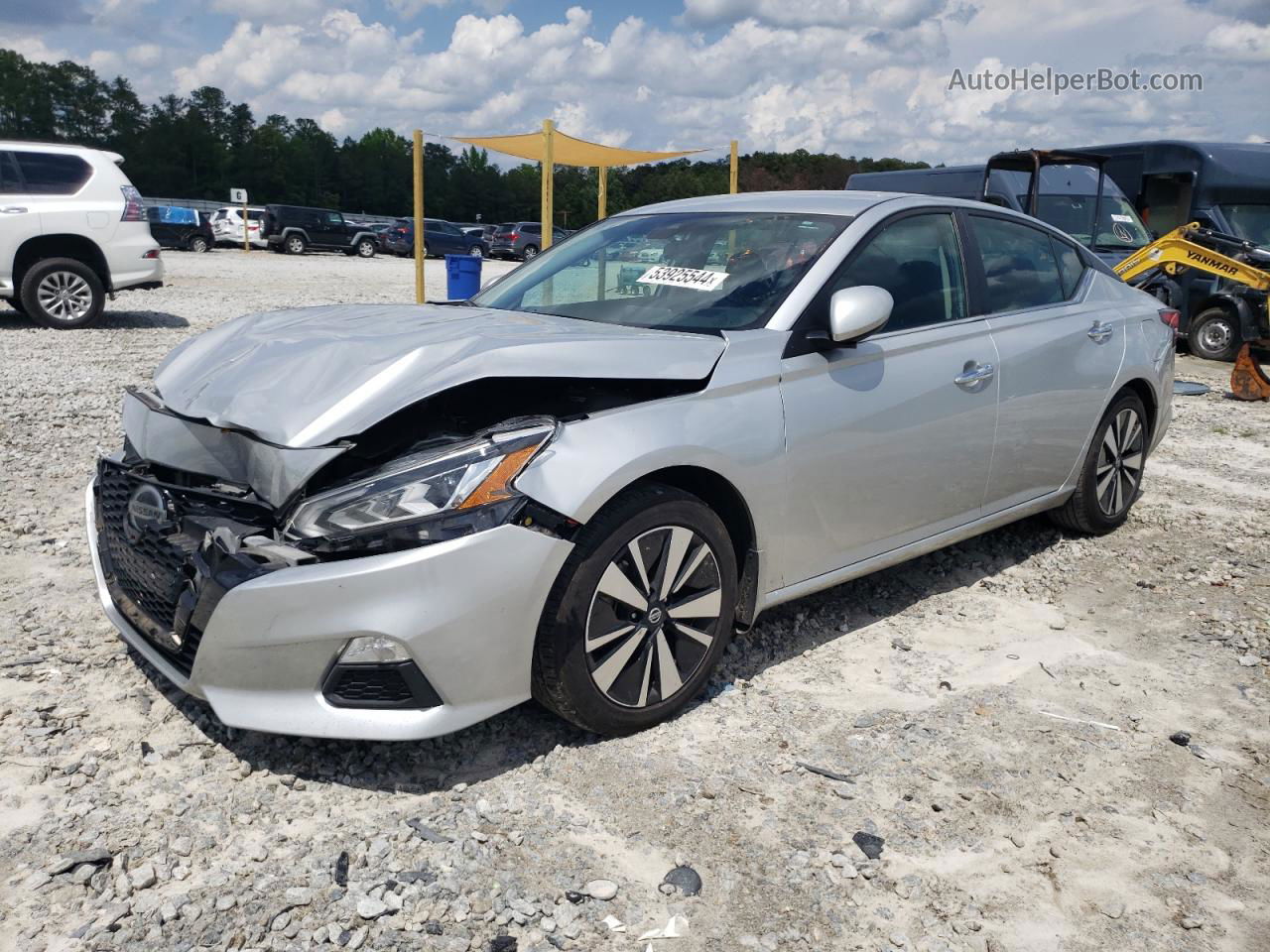 2021 Nissan Altima Sv Серебряный vin: 1N4BL4DV1MN343671