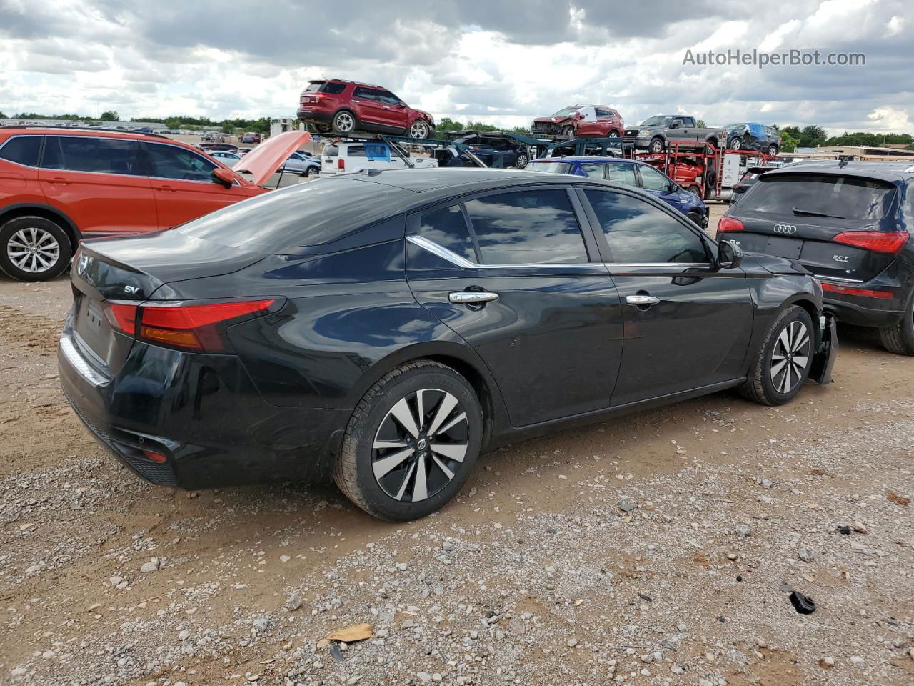 2021 Nissan Altima Sv Black vin: 1N4BL4DV1MN384480