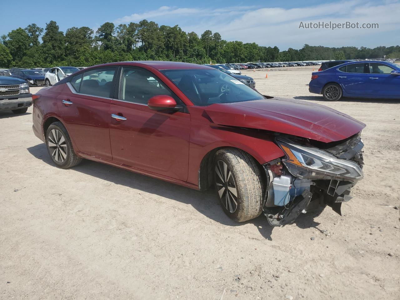 2021 Nissan Altima Sv Red vin: 1N4BL4DV1MN419860