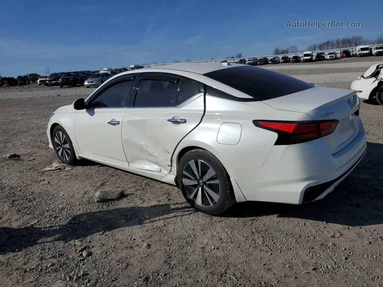 2019 Nissan Altima Sv Белый vin: 1N4BL4DV2KC215075