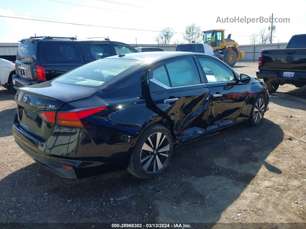 2021 Nissan Altima Sv Fwd Черный vin: 1N4BL4DV2MN339483