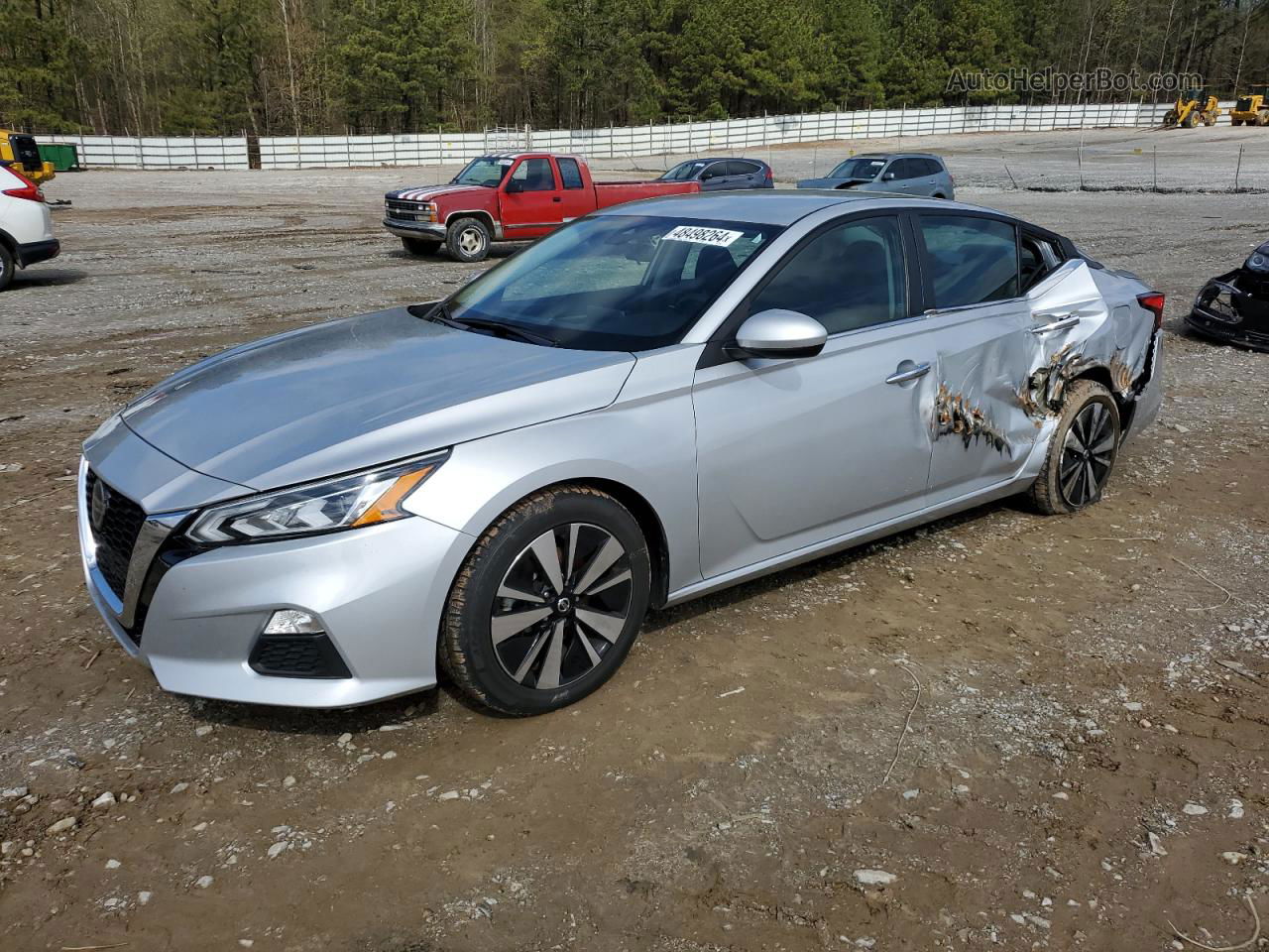 2021 Nissan Altima Sv Silver vin: 1N4BL4DV2MN339628