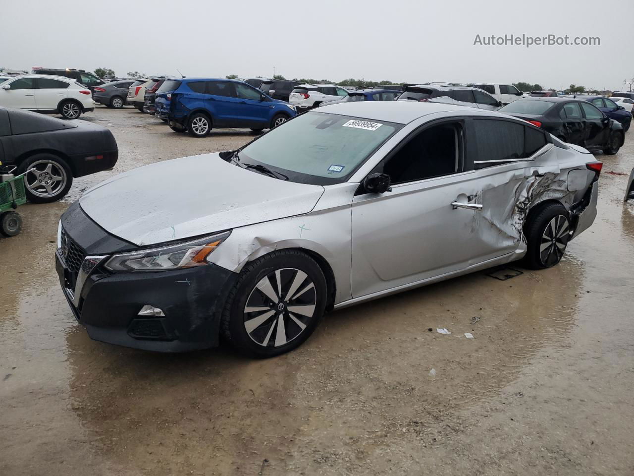 2021 Nissan Altima Sv Silver vin: 1N4BL4DV3MN343333