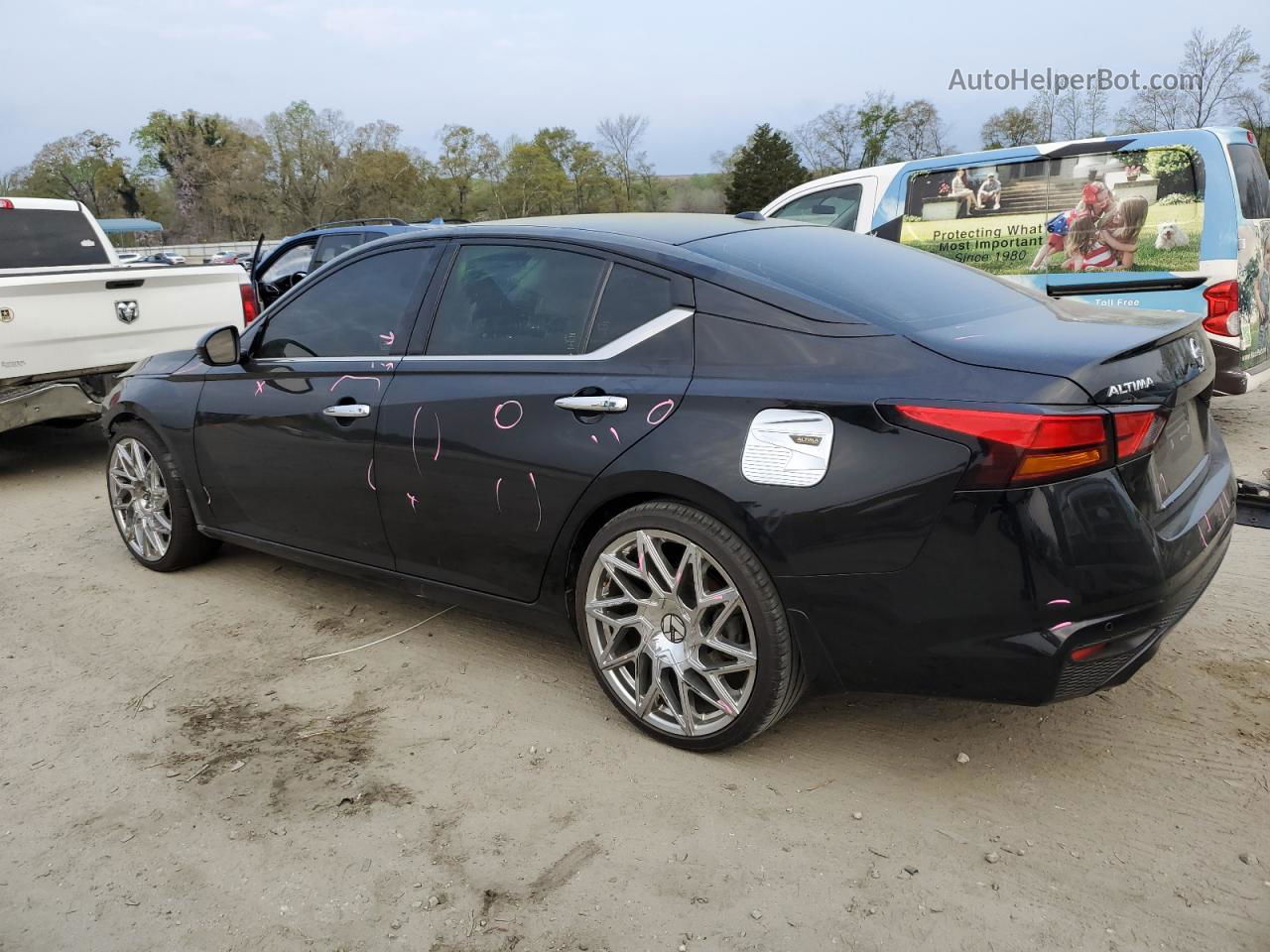 2019 Nissan Altima Sv Black vin: 1N4BL4DV4KC134711