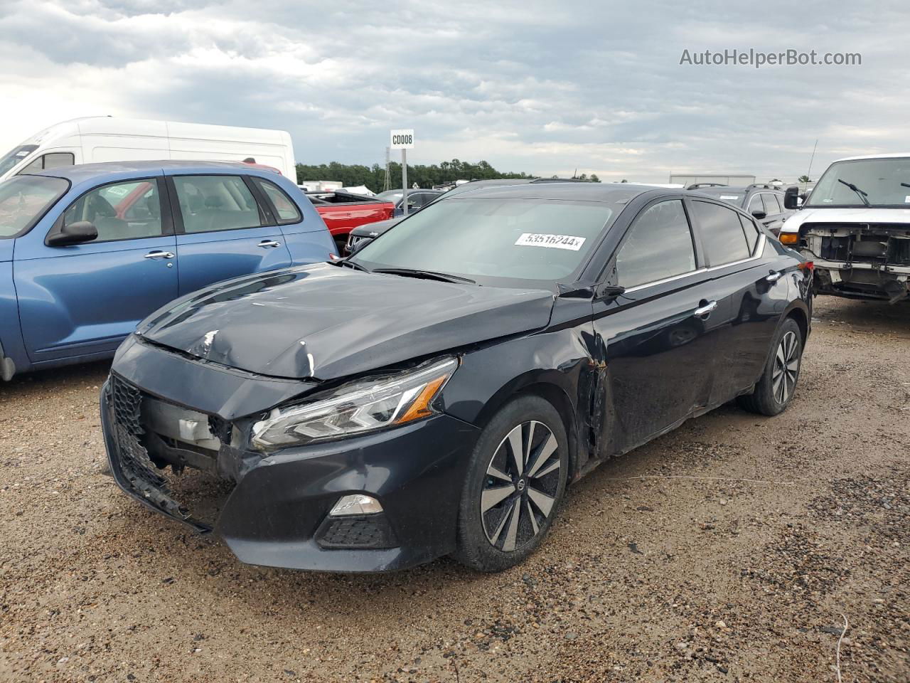 2021 Nissan Altima Sv Black vin: 1N4BL4DV4MN329148