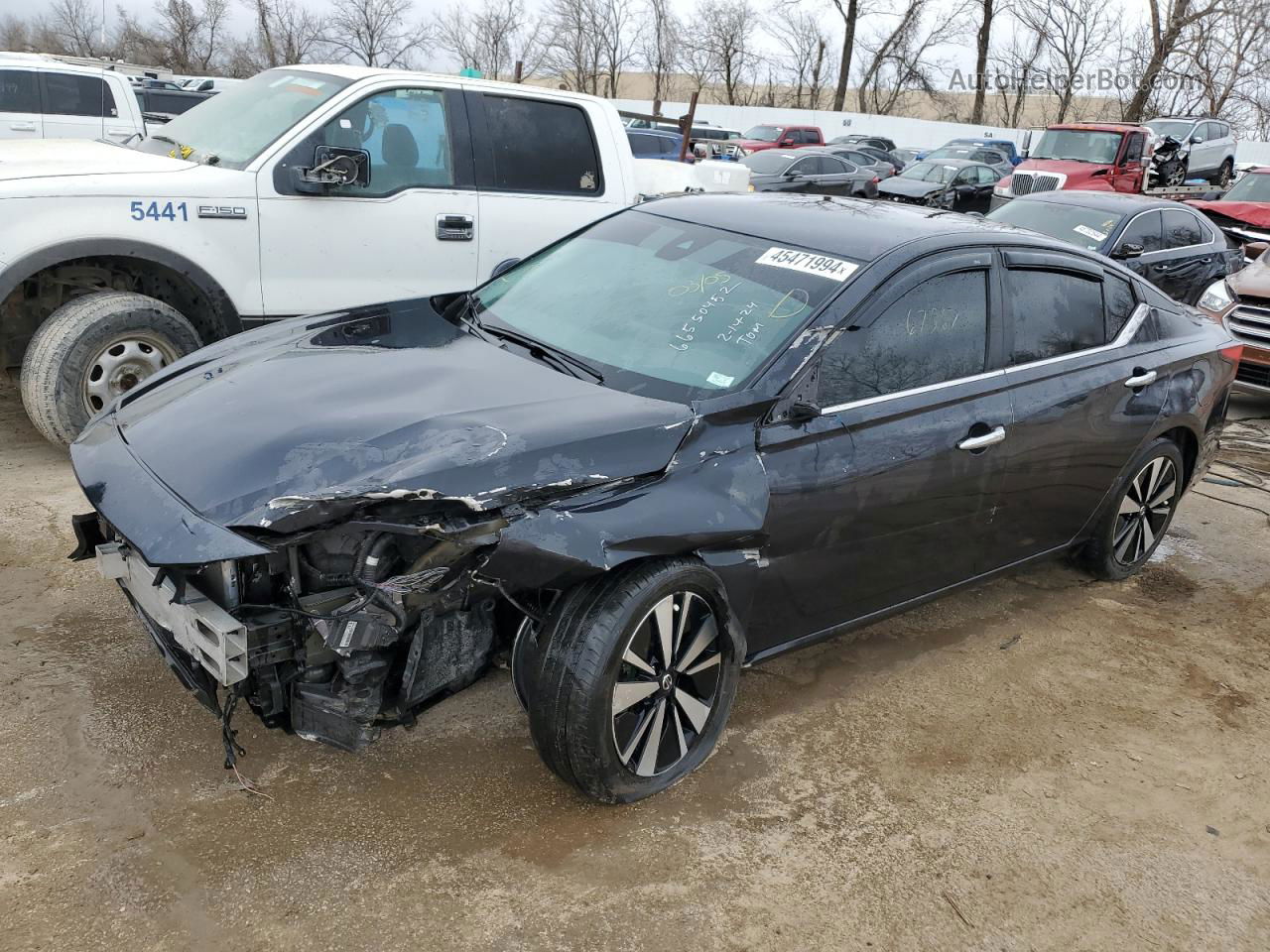 2021 Nissan Altima Sv Black vin: 1N4BL4DV4MN338870