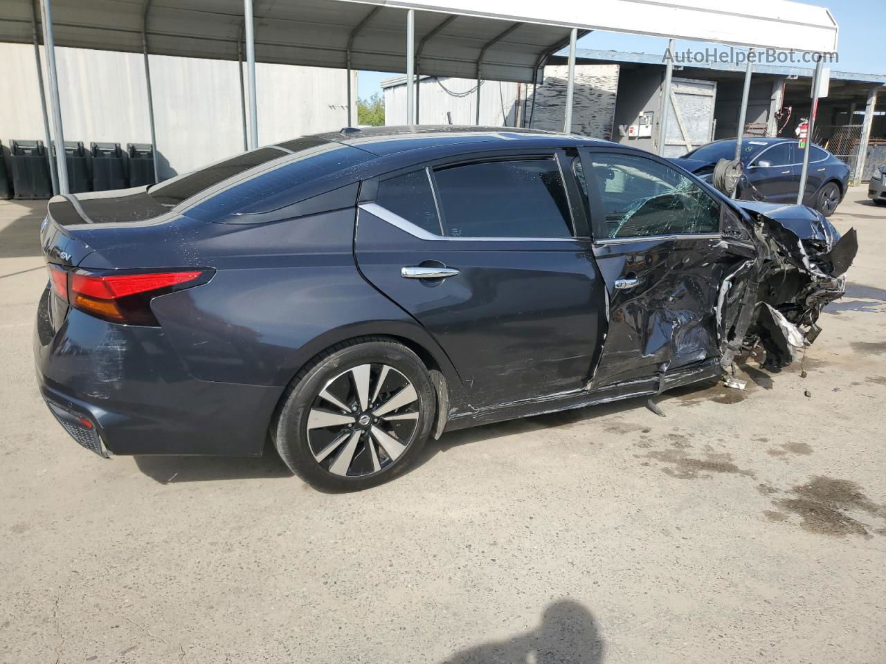 2021 Nissan Altima Sv Черный vin: 1N4BL4DV4MN359329