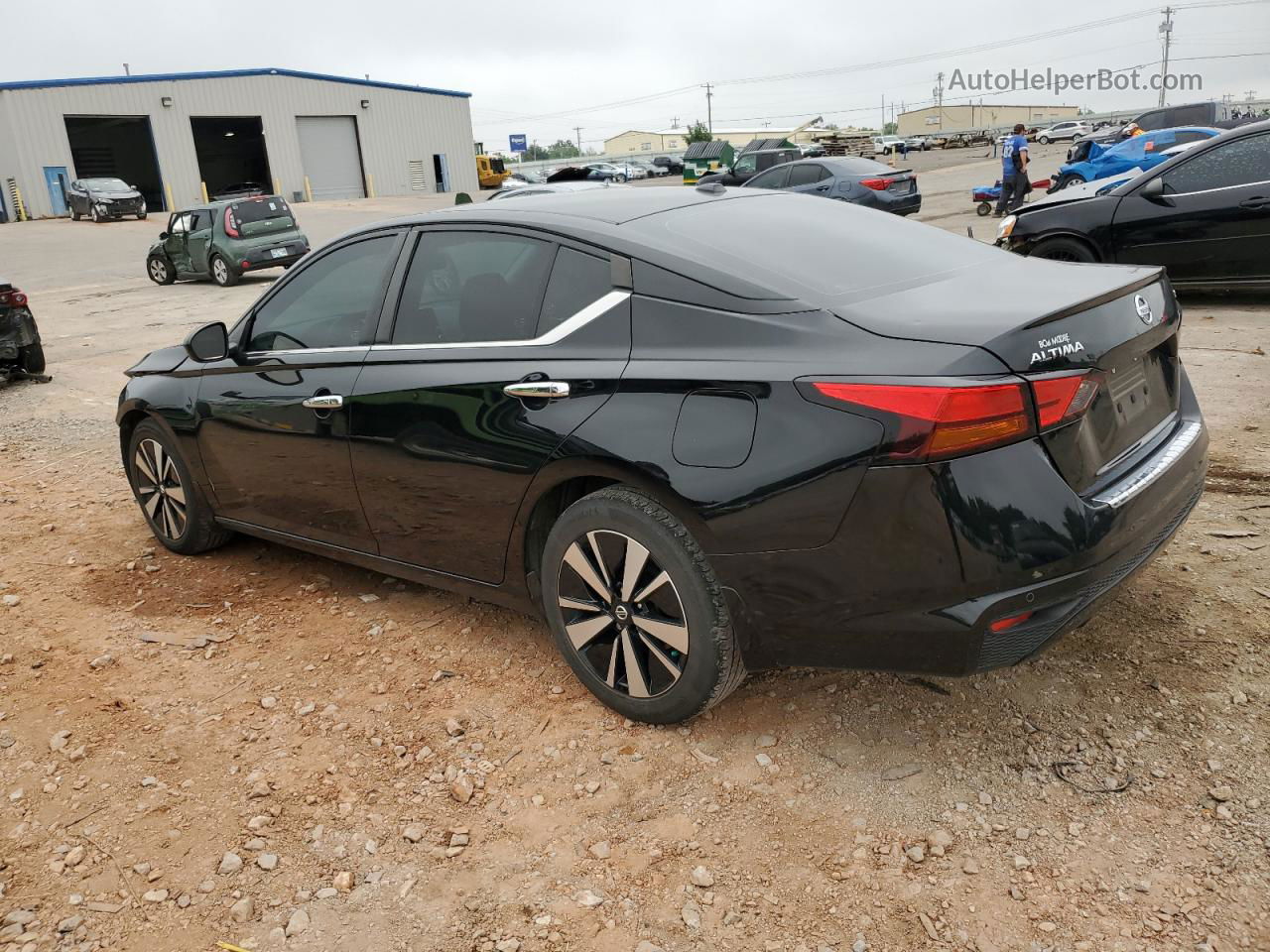 2021 Nissan Altima Sv Черный vin: 1N4BL4DV5MN332642