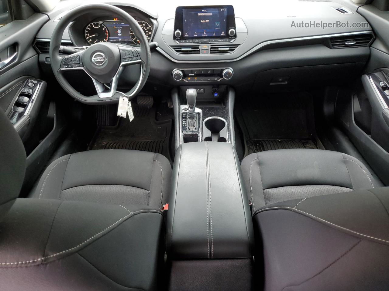 2021 Nissan Altima Sv Черный vin: 1N4BL4DV5MN332642